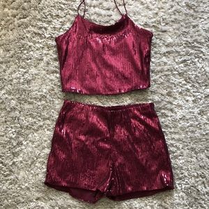 2 Piece Sequin Set